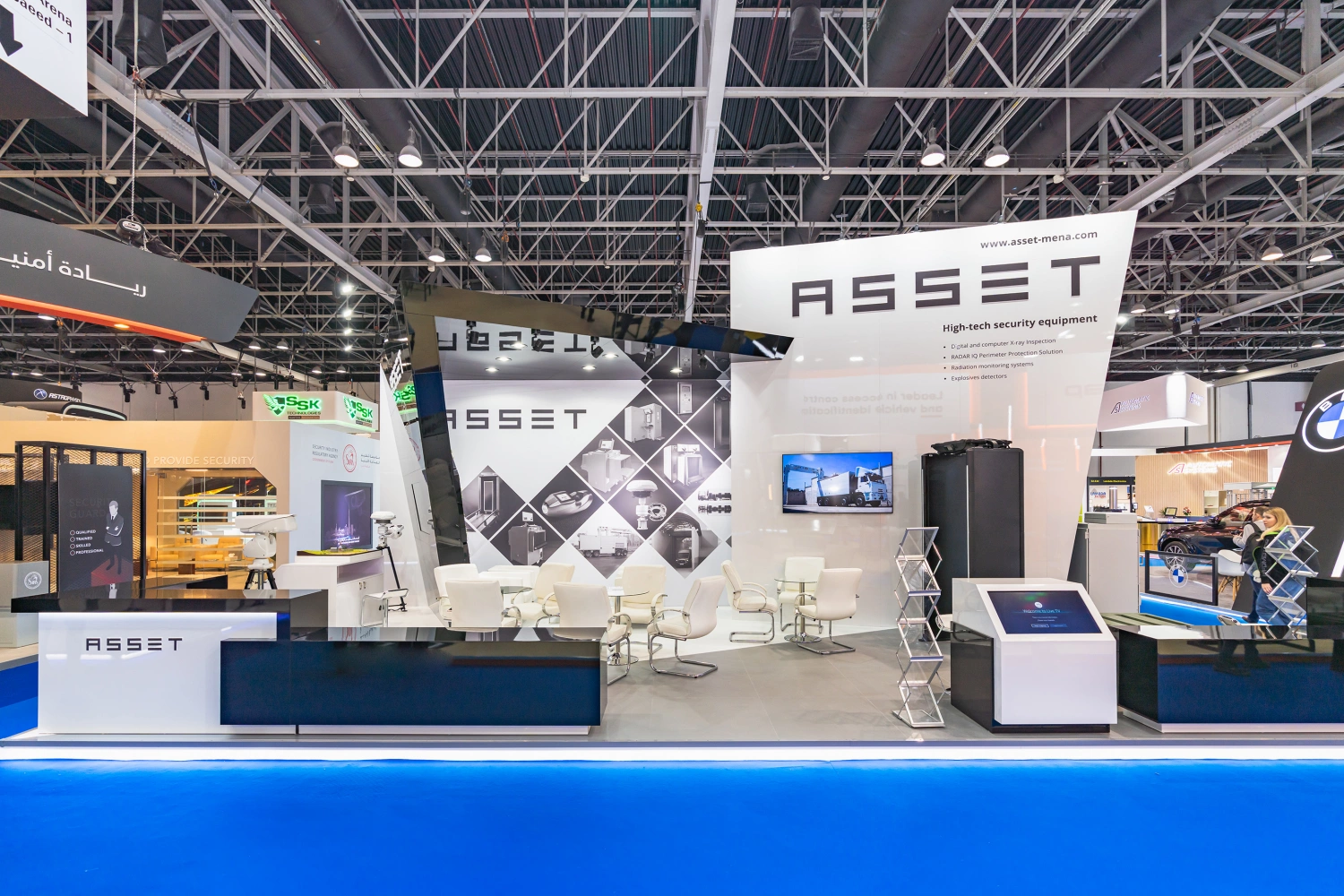 ASSET stand on INTERSEC exhibition