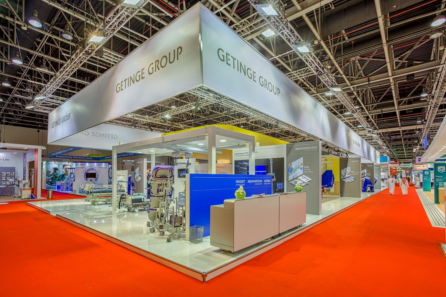 Getinge Group stand on ArabHealth exhibition