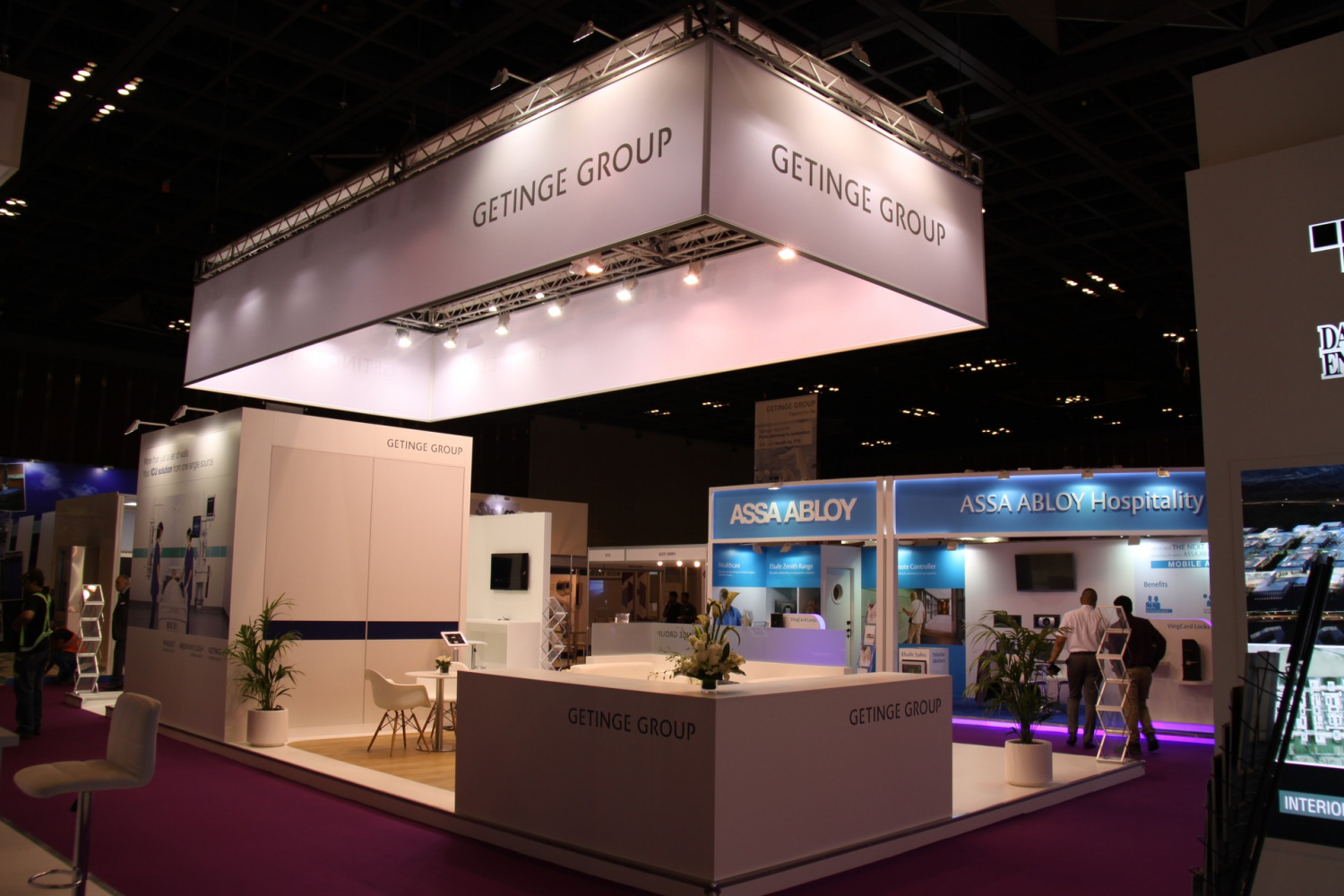 Getinge Group stand on Building Health Care exhibition